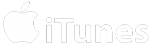 itunes logo white